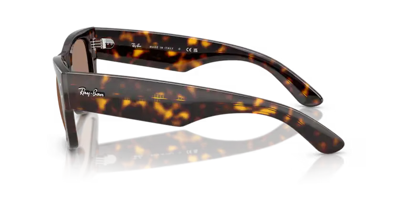 Ray-Ban Mega Wayfarer Sunglasses Havana Frame Light Violet Lens RB0840S 902/1A