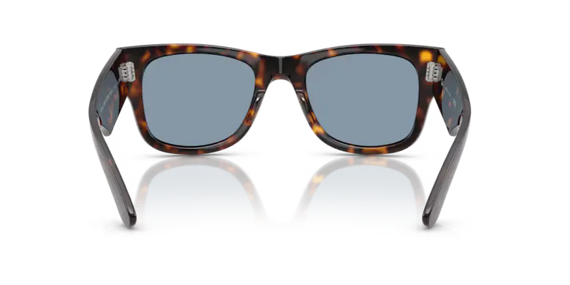 Ray-Ban Mega Wayfarer Sunglasses Havana Frame Blue Lens RB0840S 902/56