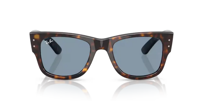 Ray-Ban Mega Wayfarer Sunglasses Havana Frame Blue Lens RB0840S 902/56