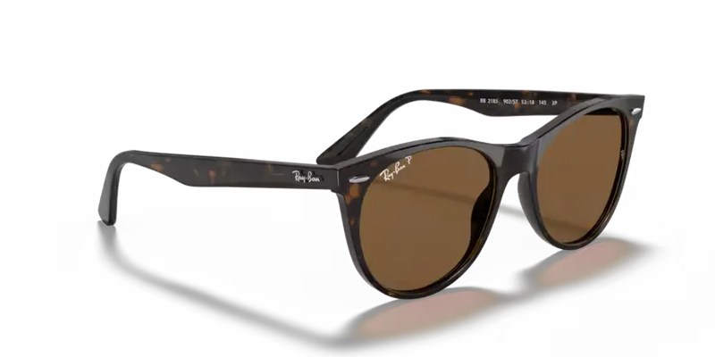 Ray-Ban Wayfarer II Sunglasses Tortoise Frame Brown Lens RB2185 902/57