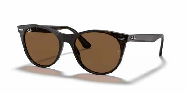 Ray-Ban Wayfarer II Sunglasses Tortoise Frame Brown Lens RB2185 902/57