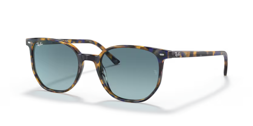 Ray-Ban New Elliot Sunglasses Yellow And Blue Havana RB2197 13563M