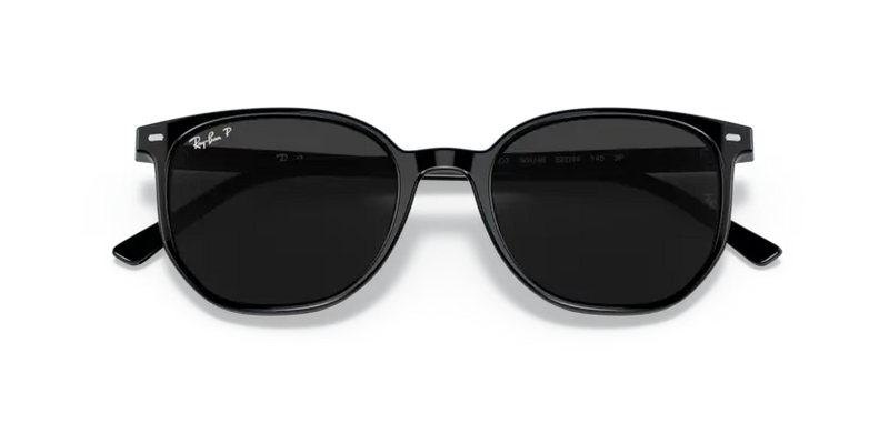 Ray-Ban New Elliot Sunglasses Black Frame Polar Black Lens RB2197 901/48