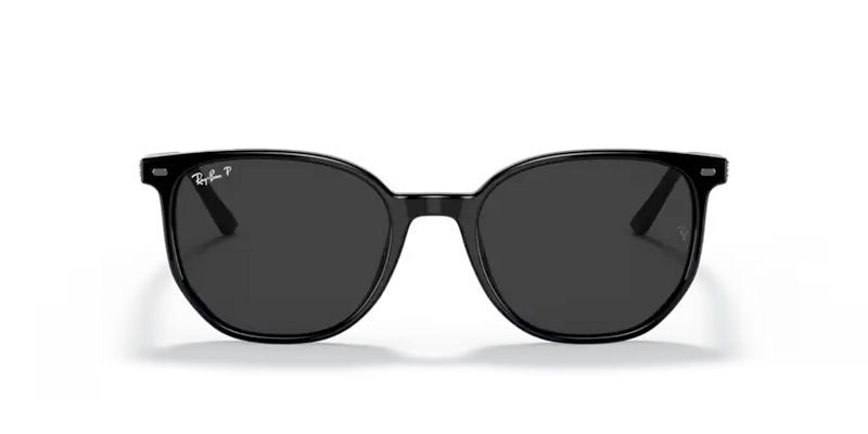 Ray-Ban New Elliot Sunglasses Black Frame Polar Black Lens RB2197 901/48
