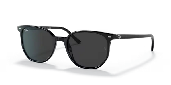 Ray-Ban New Elliot Sunglasses Black Frame Polar Black Lens RB2197 901/48