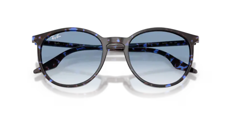 Ray-Ban Sunglasses Havana Frame Blue Gradient Lens RB2204 14303F