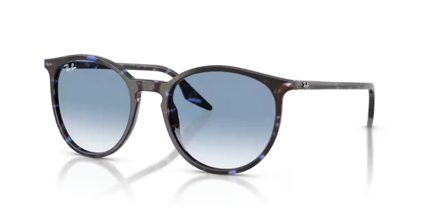 Ray-Ban Sunglasses Havana Frame Blue Gradient Lens RB2204 14303F