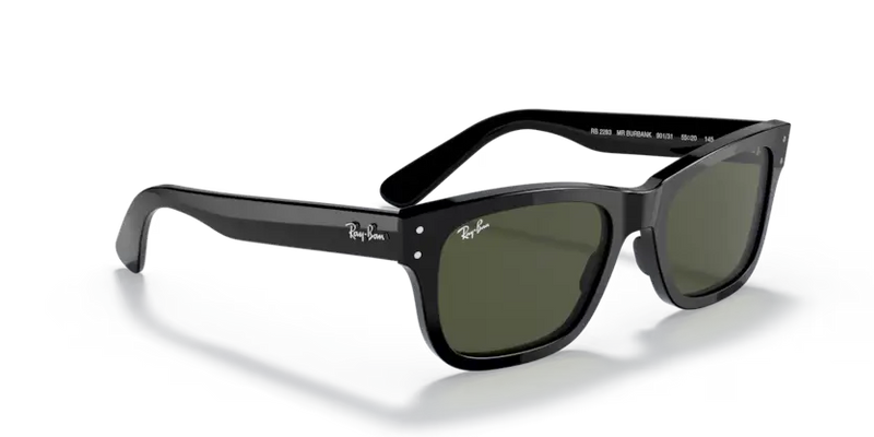 Ray-Ban Mr Burbank Sunglasses Black Frame Green Lens RB2283 901/31