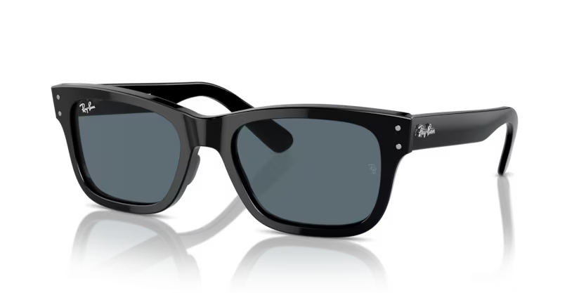 Ray-Ban Mr Burbank Sunglasses Black Frame Blue Lens RB2283 901/R5