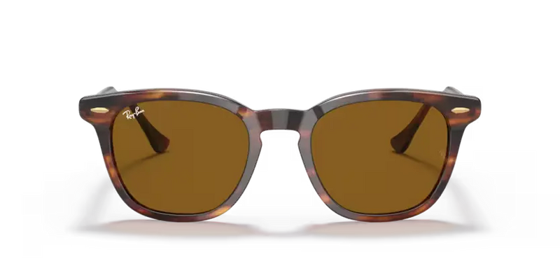 Ray-Ban Hawkeye Sunglasses Square Striped Havana RB2298 954/33