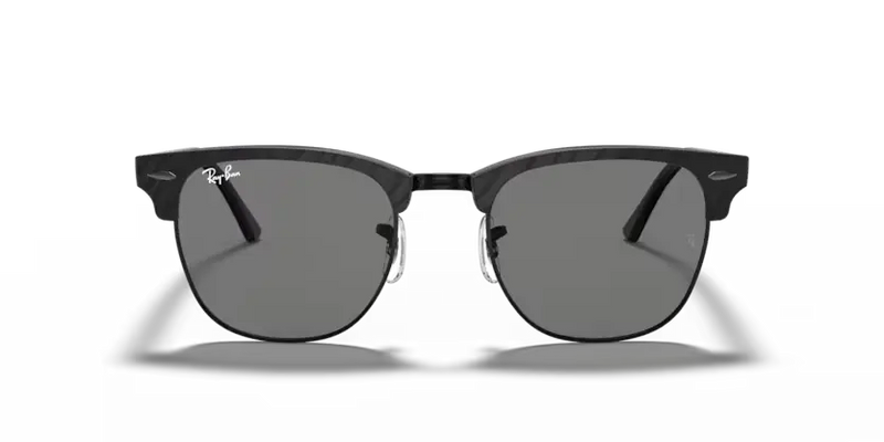 Ray-Ban Clubmaster Sunglasses Black Frame Dark Grey Lens RB3016 1305B1