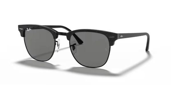 Ray-Ban Clubmaster Sunglasses Black Frame Dark Grey Lens RB3016 1305B1