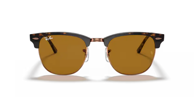 Ray-Ban Clubmaster Sunglasses Havana Frame Brown Lens RB3016 130933