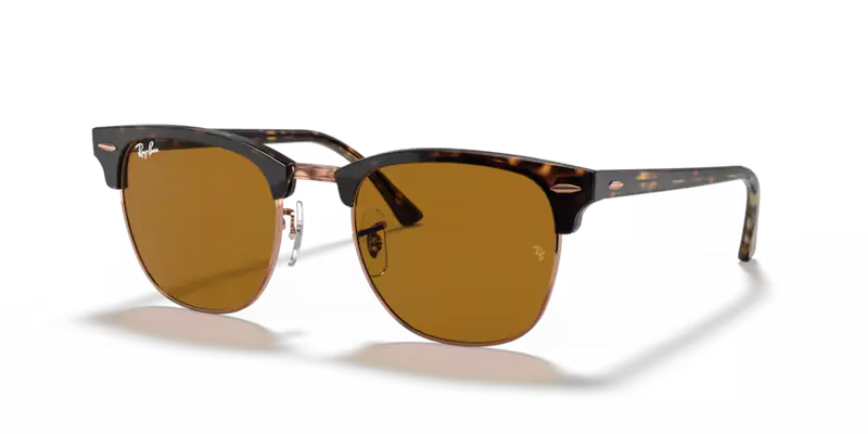 Ray-Ban Clubmaster Sunglasses Havana Frame Brown Lens RB3016 130933