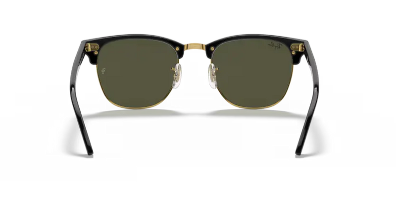 Ray-Ban Clubmaster Sunglasses Black Frame Green Lens RB3016 W0365