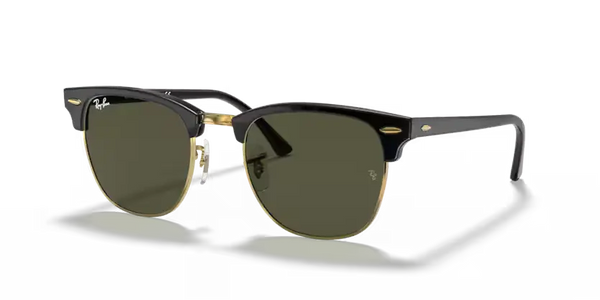 Ray-Ban Clubmaster Sunglasses Black Frame Green Lens RB3016 W0365