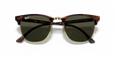 Ray-Ban Clubmaster Sunglasses Tortoise Frame Green Lens RB3016 W0366