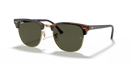 Ray-Ban Clubmaster Sunglasses Tortoise Frame Green Lens RB3016 W0366