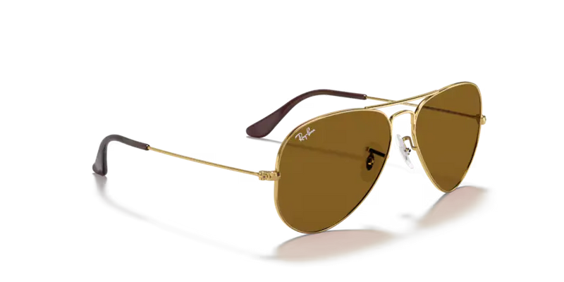 Ray-Ban Aviator Sunglasses Arista Frame Brown Lens RB3025 001/33