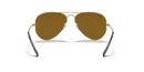 Ray-Ban Aviator Sunglasses Arista Frame Brown Lens RB3025 001/33