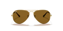 Ray-Ban Aviator Sunglasses Arista Frame Brown Lens RB3025 001/33