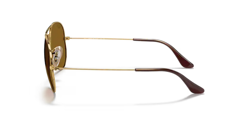 Ray-Ban Aviator Sunglasses Arista Frame Brown Lens RB3025 001/33