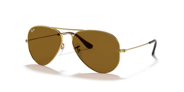 Ray-Ban Aviator Sunglasses Arista Frame Brown Lens RB3025 001/33