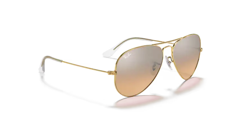 Ray-Ban Aviator Sunglasses Arista Frame Pink Lens RB3025 001/3E