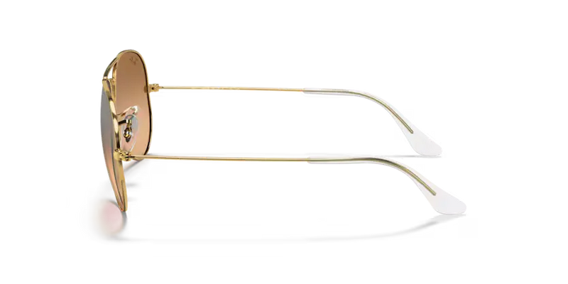 Ray-Ban Aviator Sunglasses Arista Frame Pink Lens RB3025 001/3E