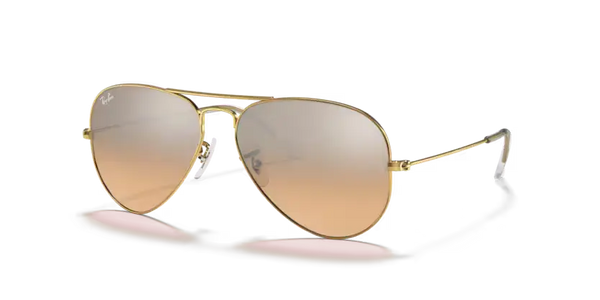 Ray-Ban Aviator Sunglasses Arista Frame Pink Lens RB3025 001/3E