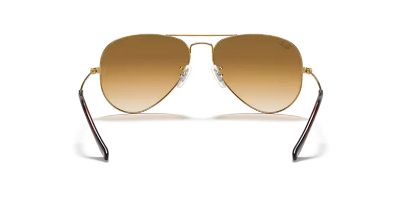 Ray-Ban Aviator Sunglasses Arista Frame Brown Lens RB3025 001/51