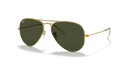 Ray-Ban Aviator Sunglasses Arista Frame Green Lens RB3025 L0205