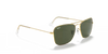 Ray-Ban Caravan Sunglasses Arista with Green Lens RB3136 001 Ray-Ban
