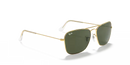 Ray-Ban Caravan Sunglasses Arista with Green Lens RB3136 001