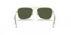 Ray-Ban Caravan Sunglasses Arista with Green Lens RB3136 001 Ray-Ban