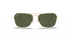 Ray-Ban Caravan Sunglasses Arista with Green Lens RB3136 001 Ray-Ban