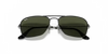 Ray-Ban Caravan Sunglasses Gunmetal with Green Lens RB3136 004 Ray-Ban
