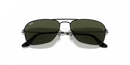 Ray-Ban Caravan Sunglasses Gunmetal with Green Lens RB3136 004