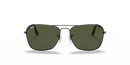 Ray-Ban Caravan Sunglasses Gunmetal with Green Lens RB3136 004