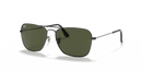 Ray-Ban Caravan Sunglasses Gunmetal with Green Lens RB3136 004