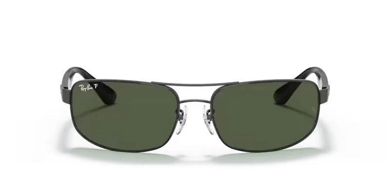 Ray-Ban Sunglasses Black Frame Dark Green Lens RB3445 002/58