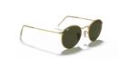 Ray-Ban Round Metal Sunglasses Arista Frame Green Lens RB3447 001