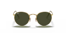 Ray-Ban Round Metal Sunglasses Arista Frame Green Lens RB3447 001