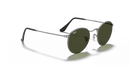 Ray-Ban Round Metal Sunglasses Gunmetal Frame Green Lens RB3447 029