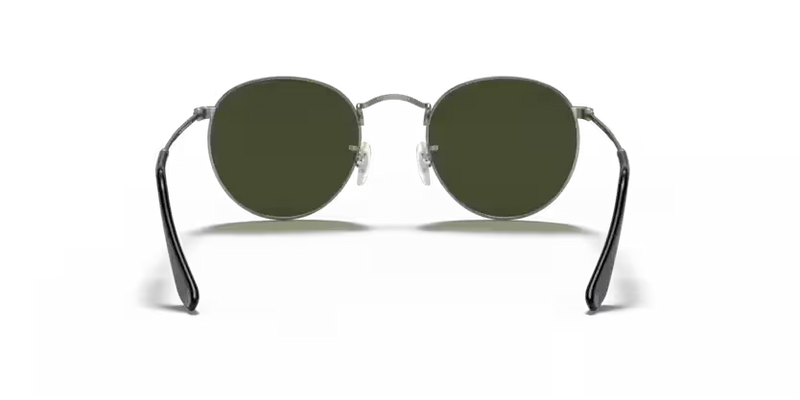 Ray-Ban Round Metal Sunglasses Gunmetal Frame Green Lens RB3447 029