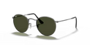 Ray-Ban Round Metal Sunglasses Gunmetal Frame Green Lens RB3447 029