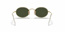 Ray-Ban Oval Sunglasses Arista Frame Green Lens RB3547 001/31