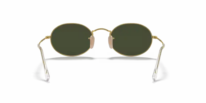 Ray-Ban Oval Sunglasses Arista Frame Green Lens RB3547 001/31