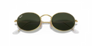 Ray-Ban Oval Sunglasses Arista Frame Green Lens RB3547 001/31