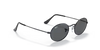 Ray-Ban Oval Sunglasses Black Frame Grey Lens RB3547 002/B1 Ray-Ban